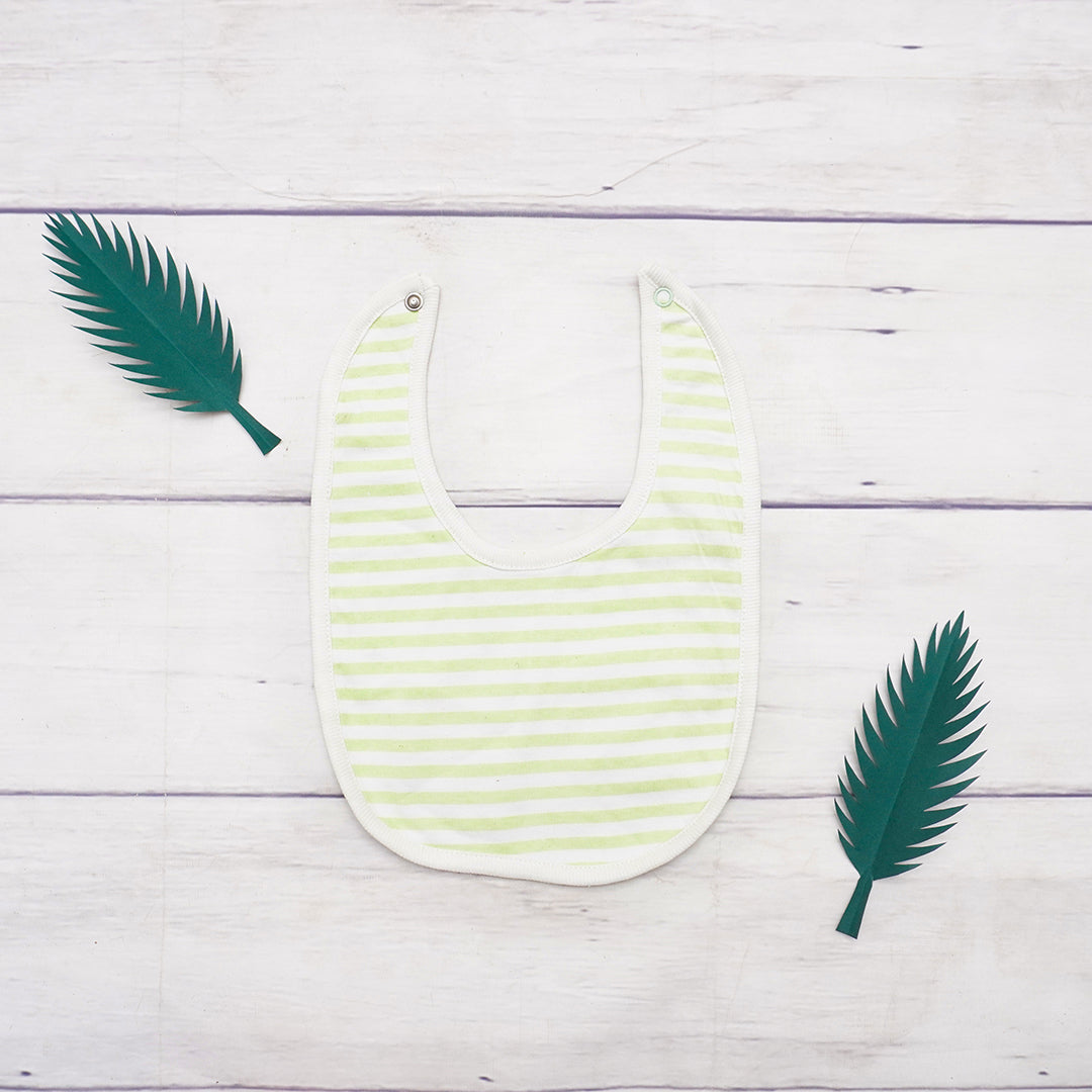 Green Striped Bib