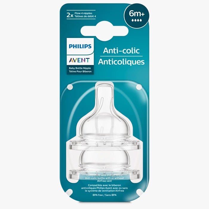 Philips Avent Anti Colic 6m+ Nipple PK2 (SCY764/02)