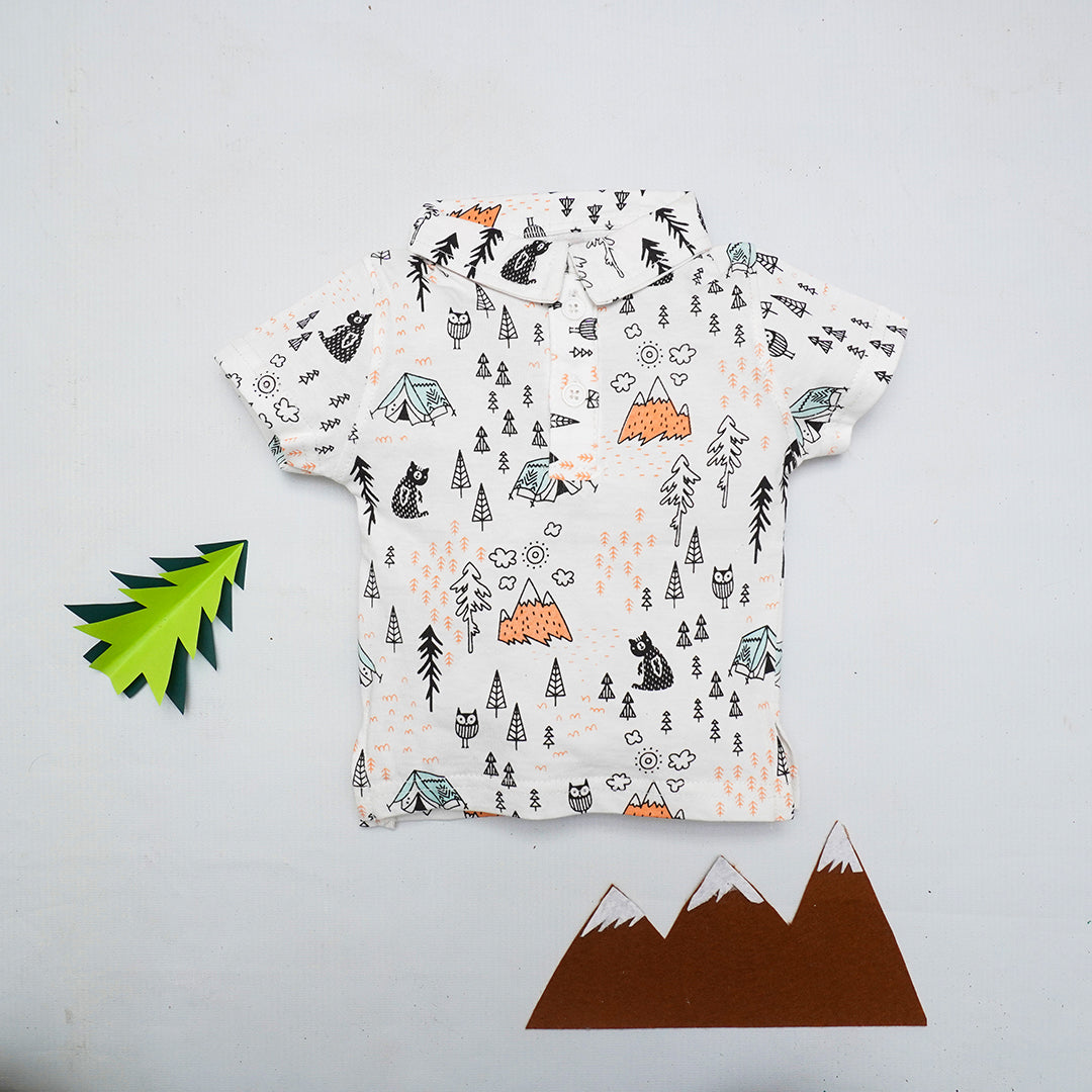 Snowfall Collared Polo