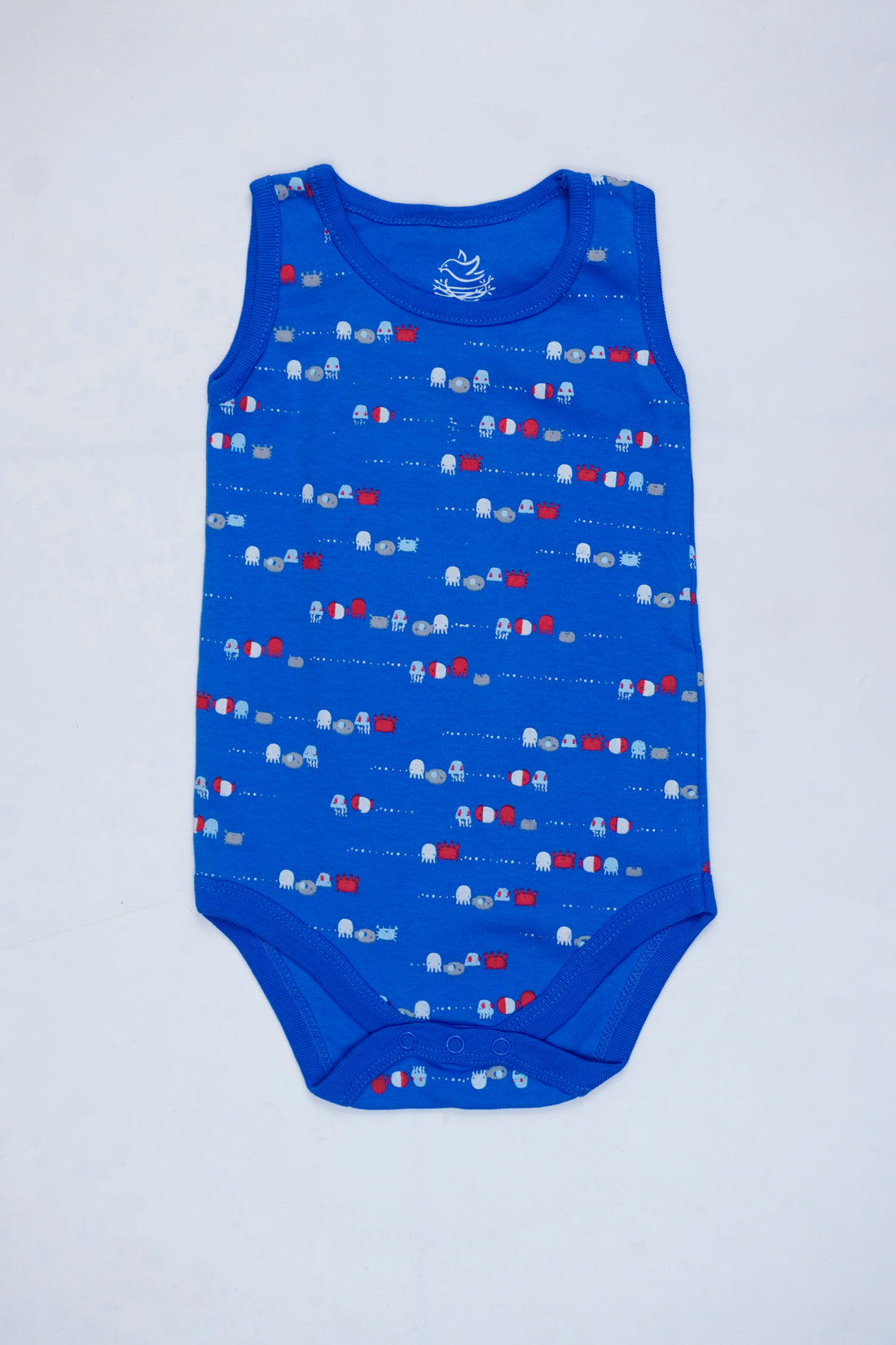 Pack Of 3 Sea Adventure Sleece Less Bodysuit (Bundle)