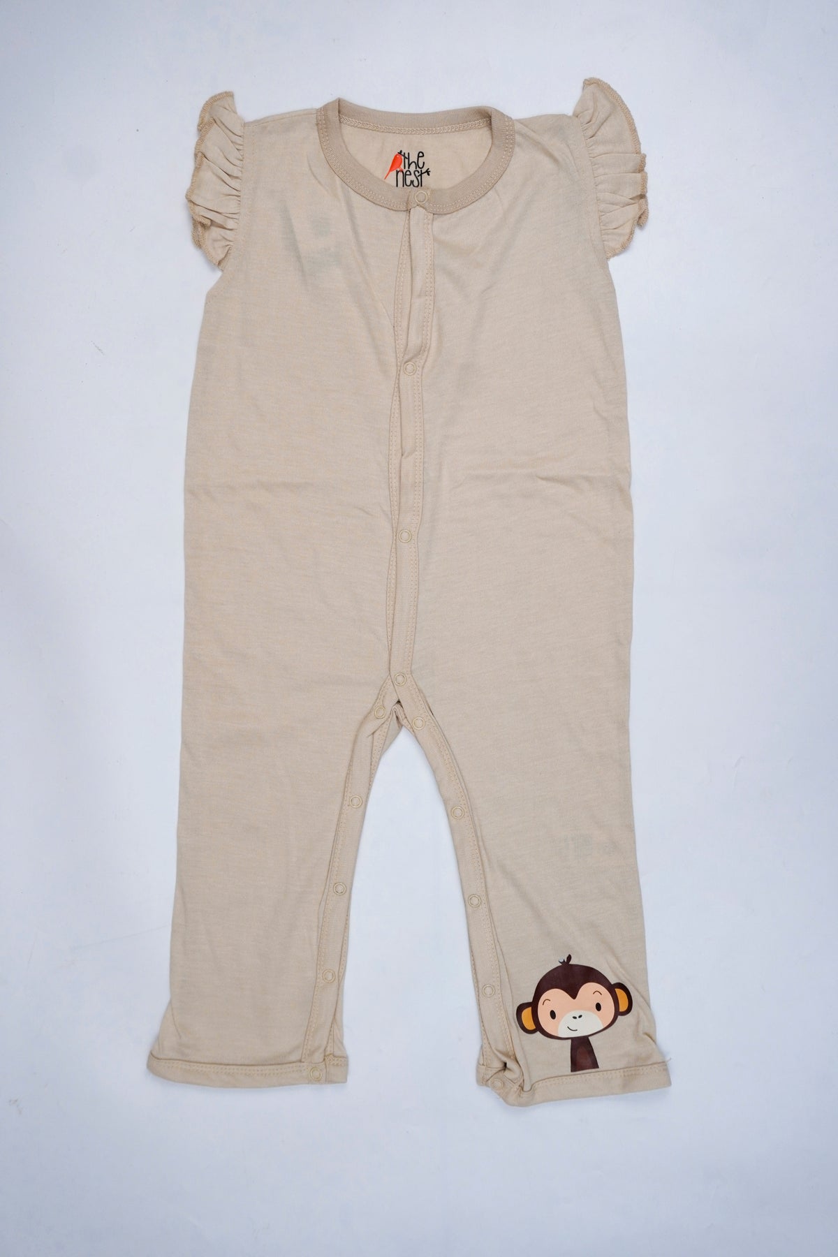 Nest Basic Full-Length Romper – Mustard Yellow Safari Edition