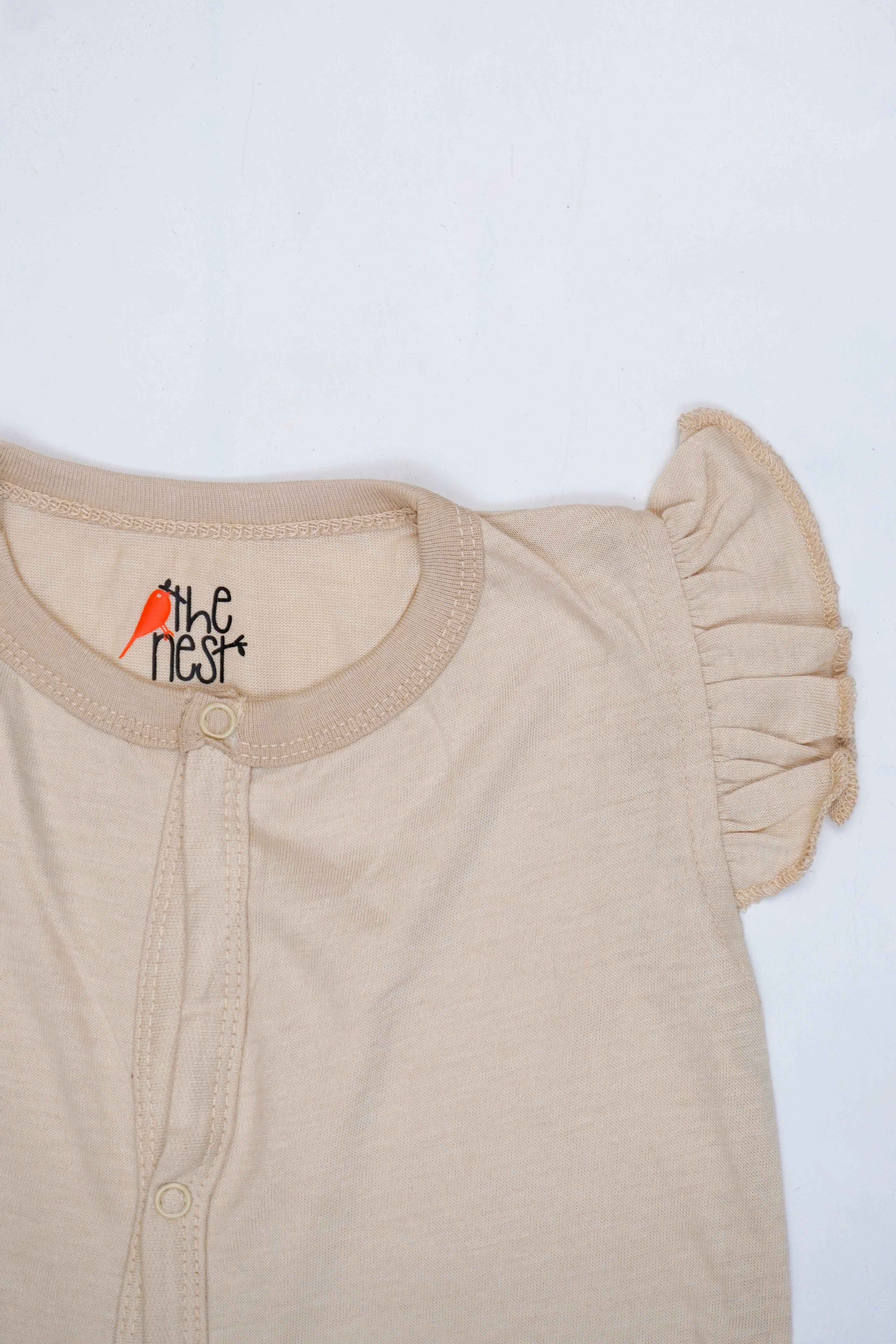 Nest Basic Full-Length Romper – Mustard Yellow Safari Edition