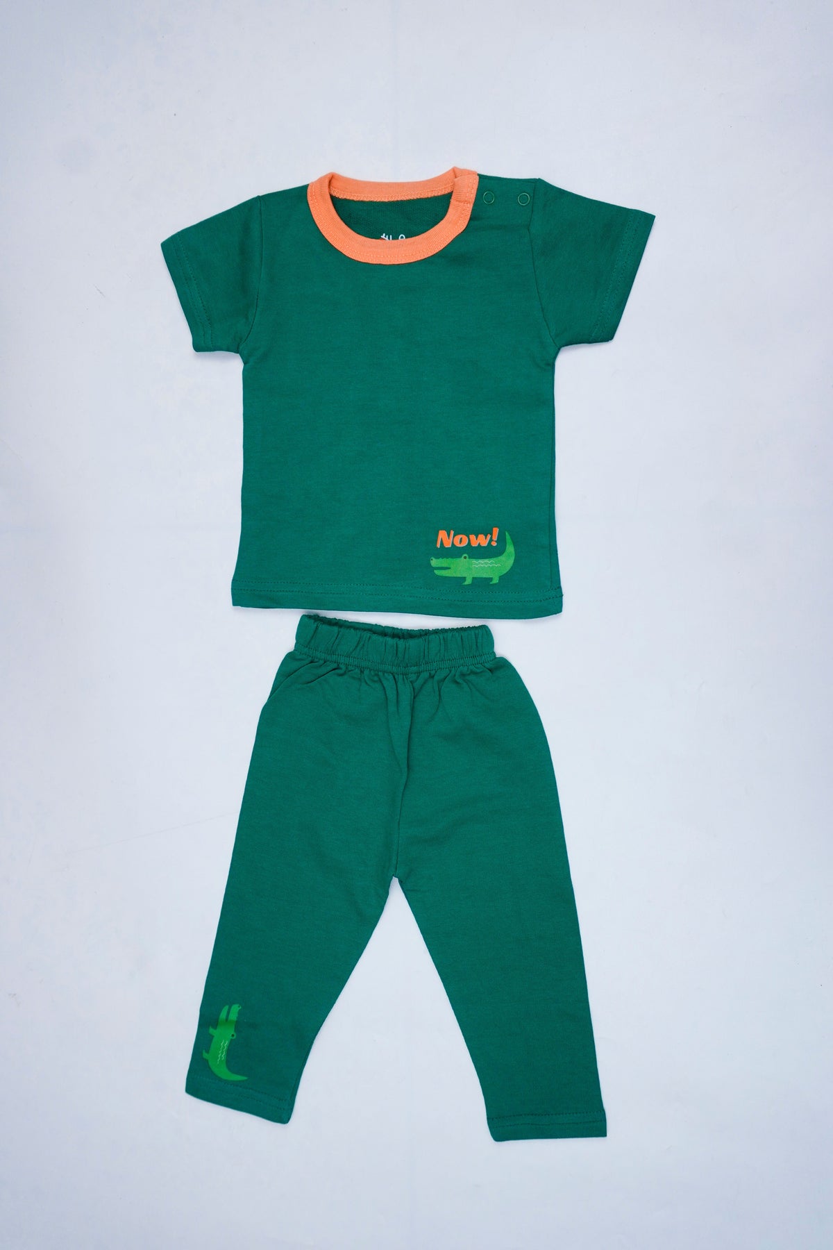 ZOO BII DOO – Nest Basic Bear Print T-Shirt + Pajama Set