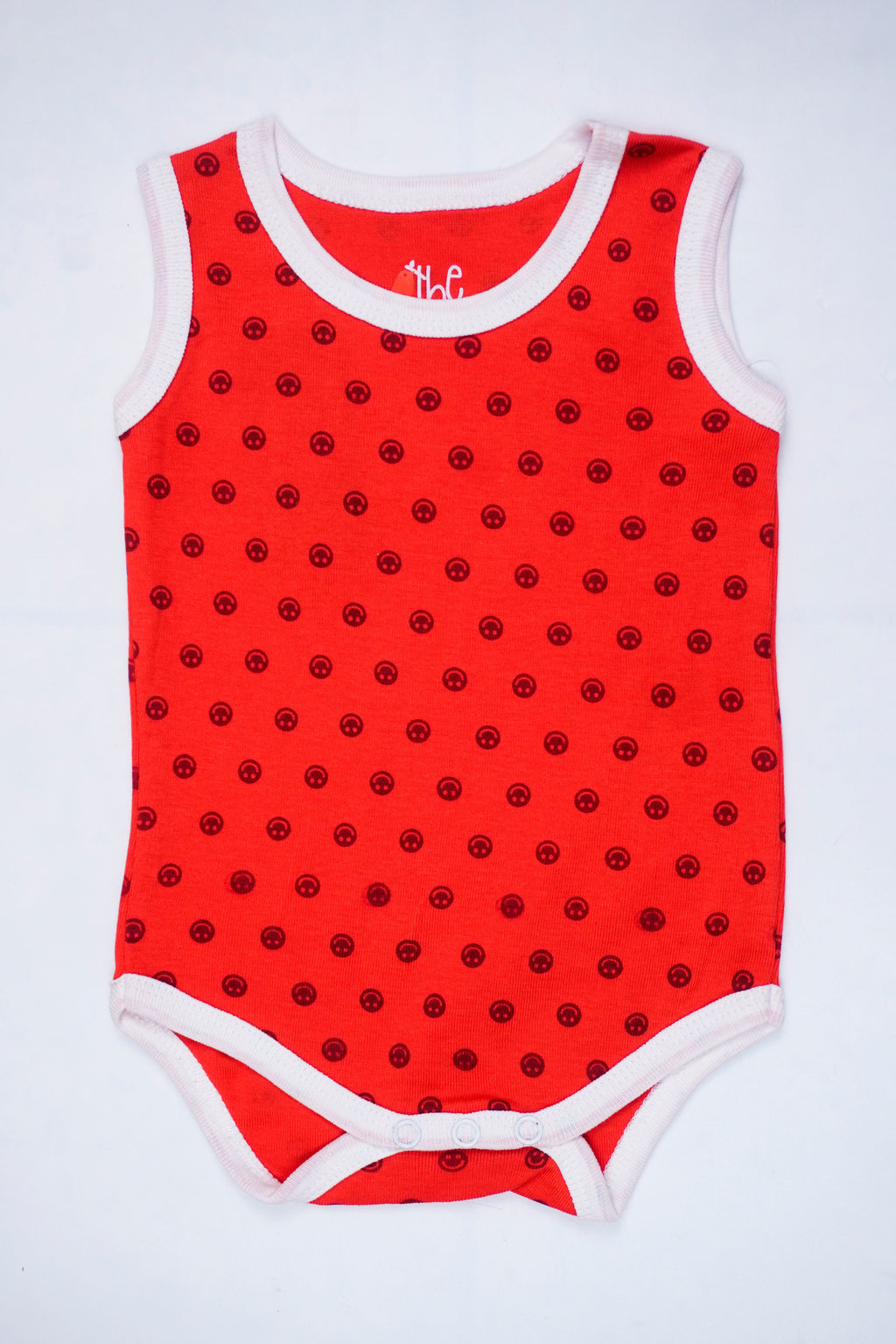 Just Smile Sleeve Less Bodysuit