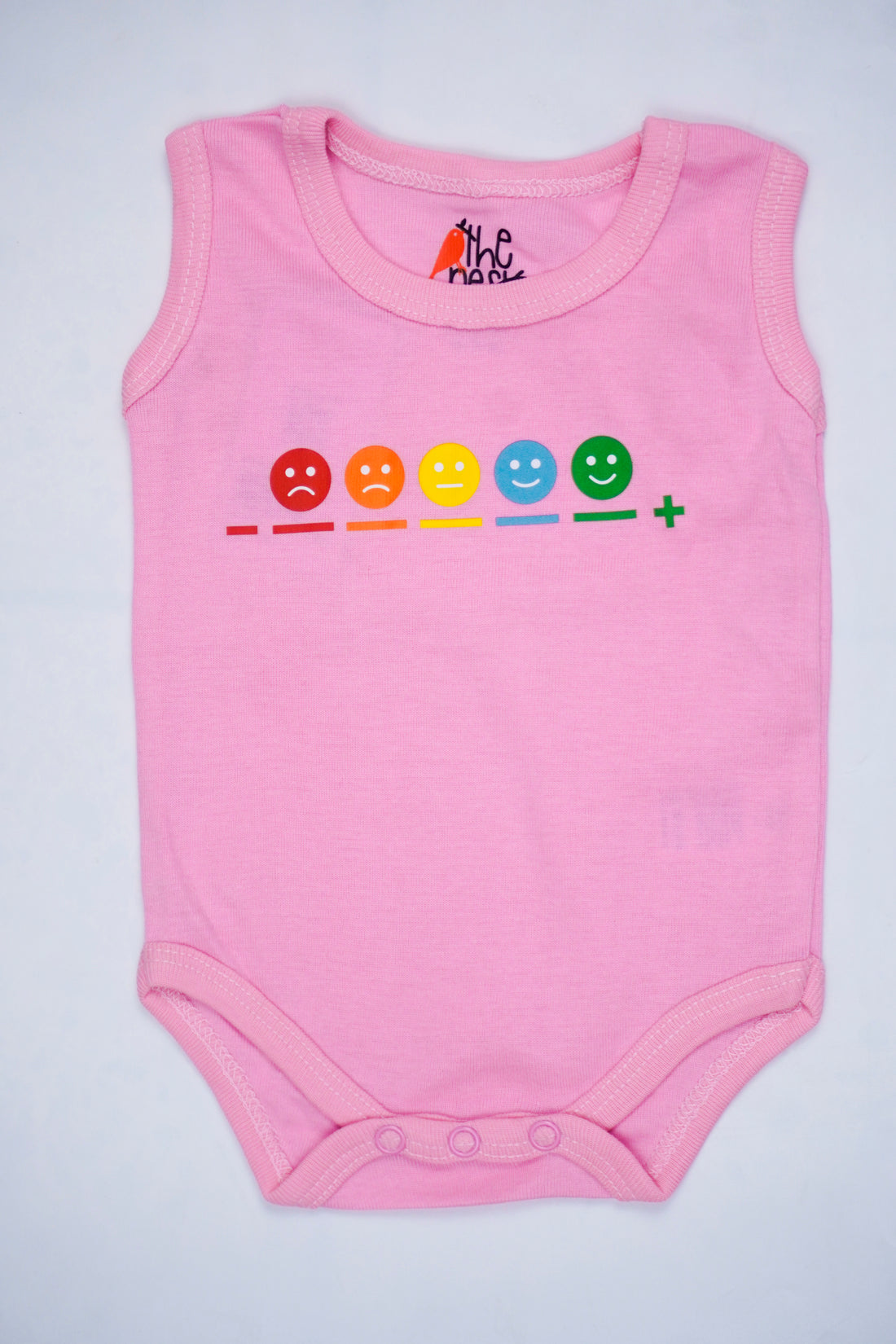 Just Smile Sleeves Less Bodysuit