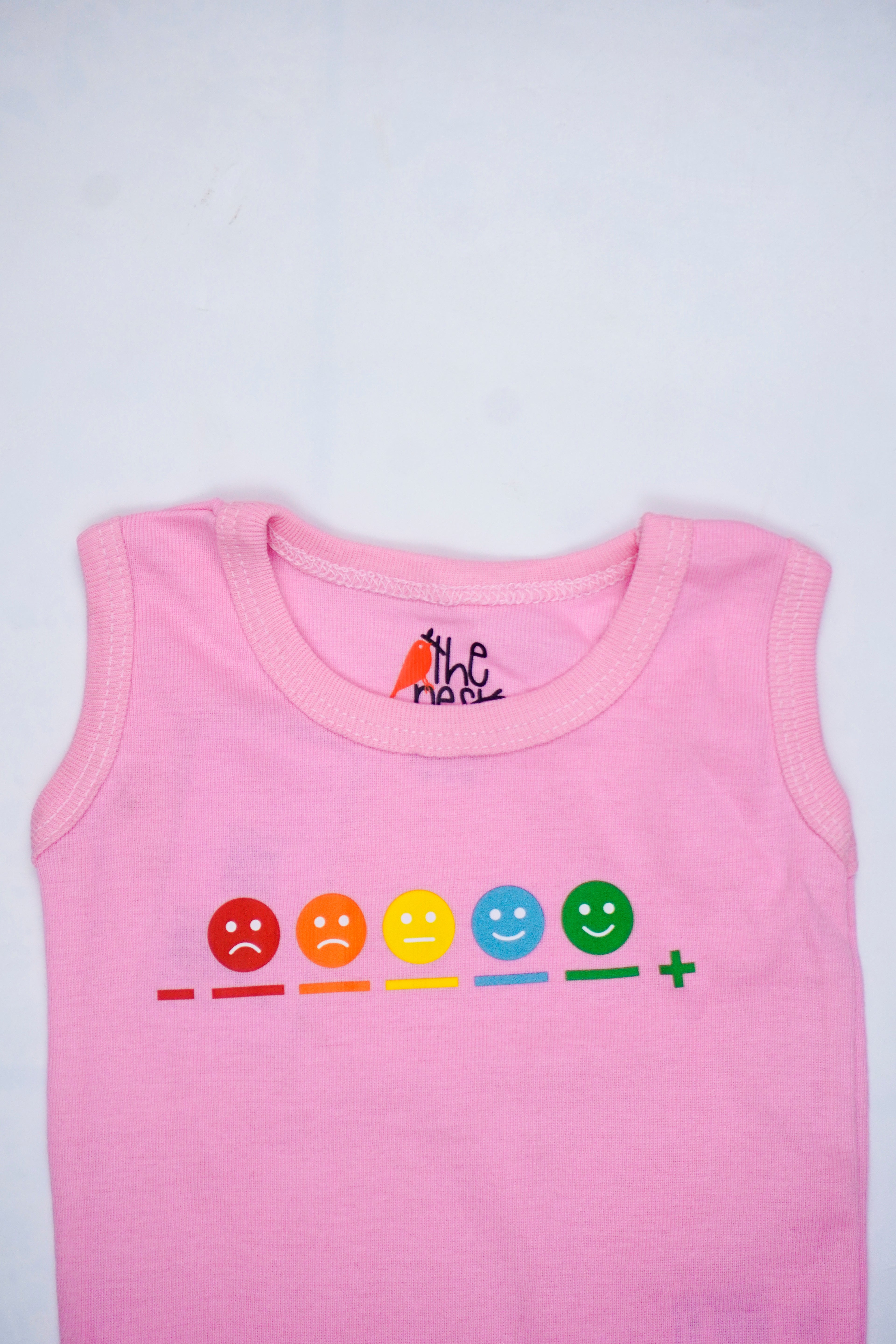 Just Smile Sleeves Less Bodysuit