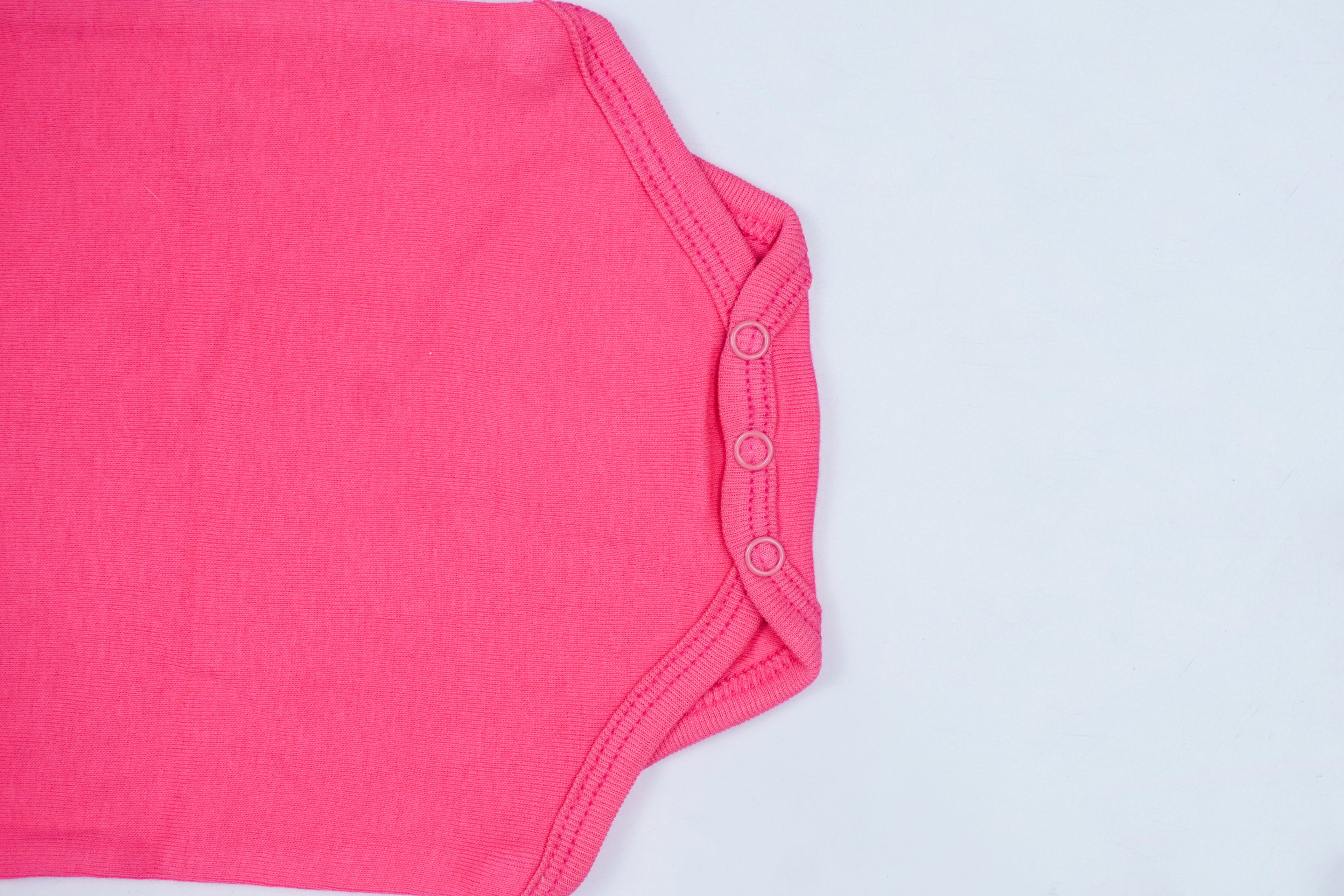 Just Smile – Nest Basic Short Sleeve Bodysuit – Pink Edition