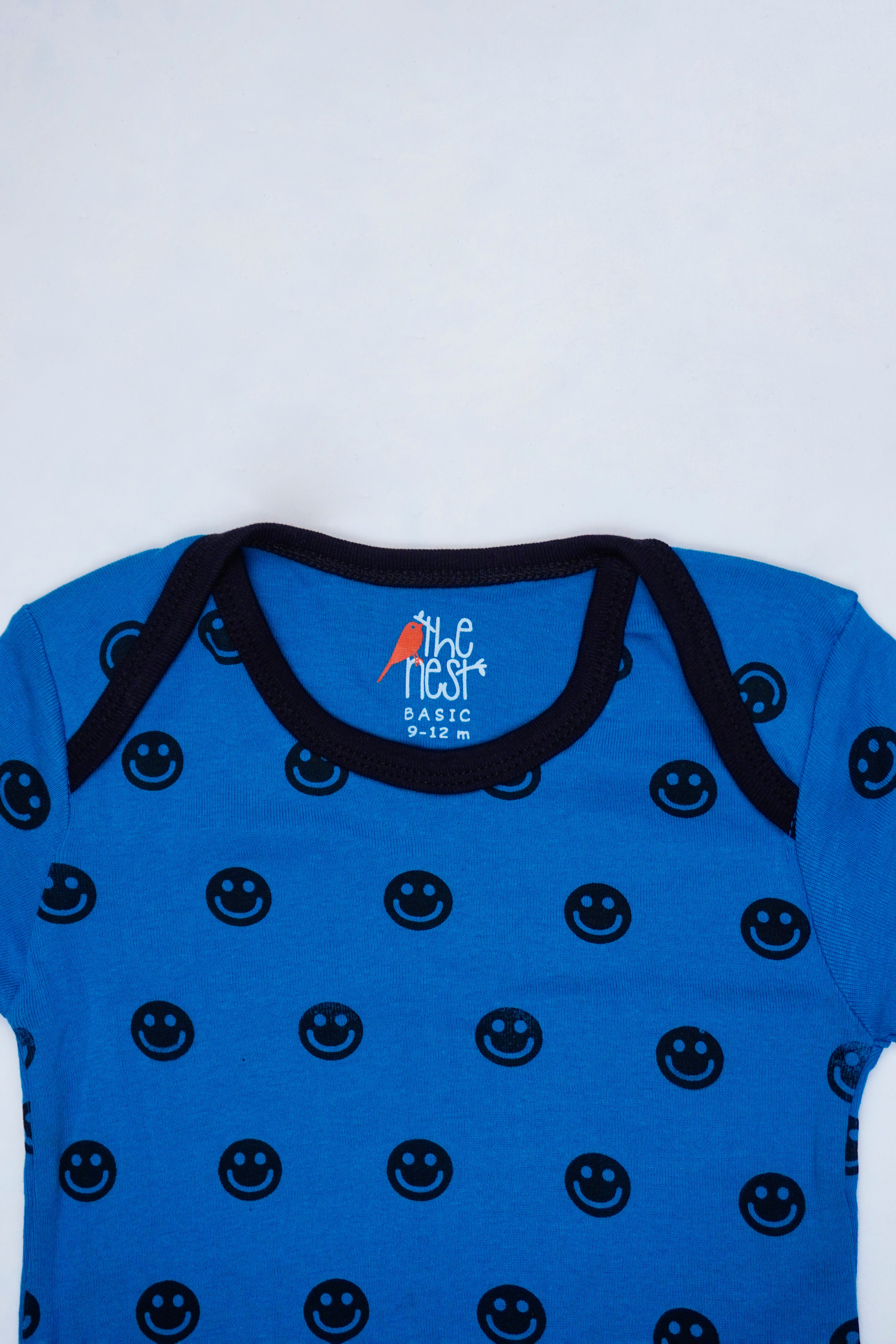 Just Smile + ZOO - Nest Basic Short Sleeve Bodysuit, (Royal Blue)