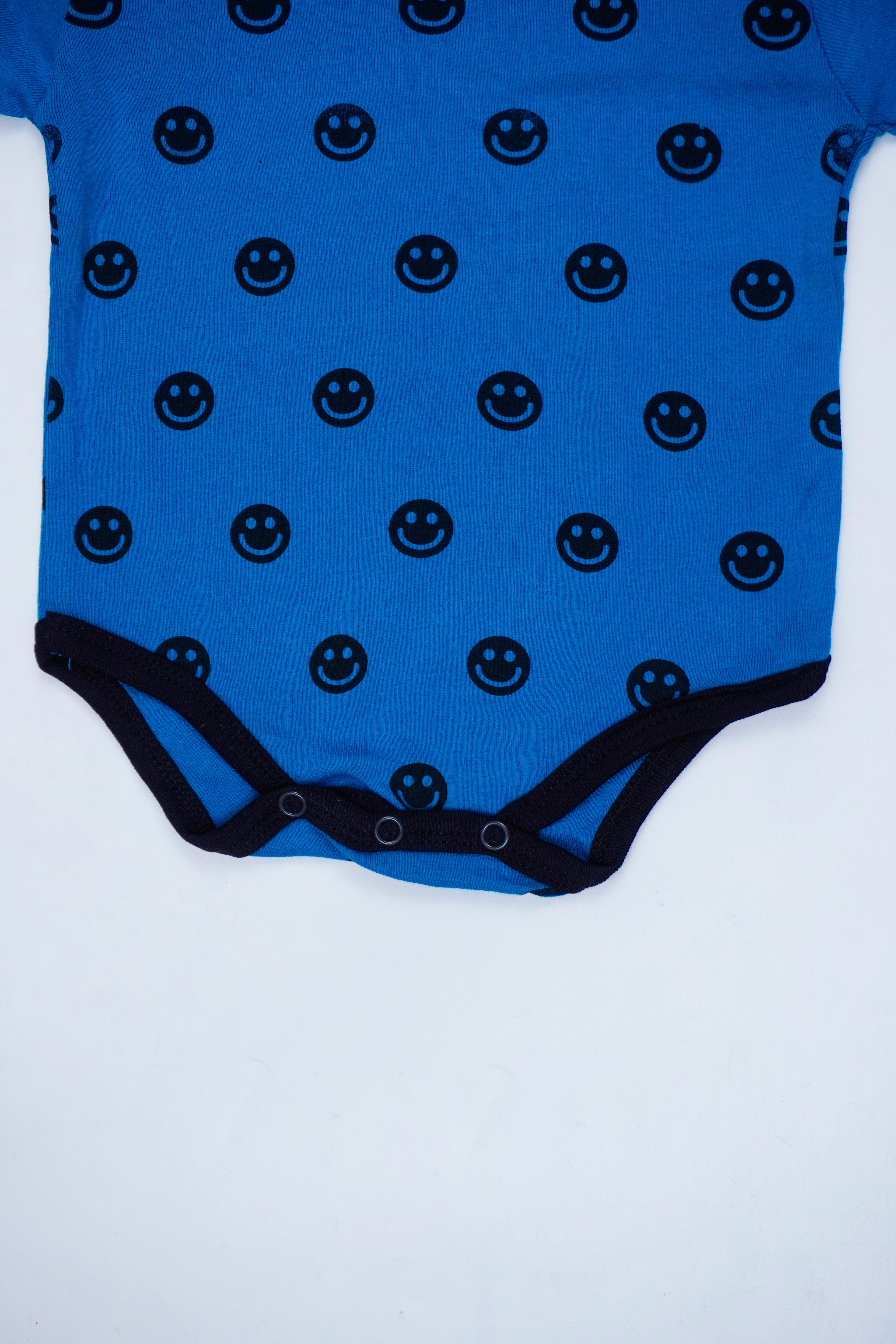 Just Smile + ZOO - Nest Basic Short Sleeve Bodysuit, (Royal Blue)