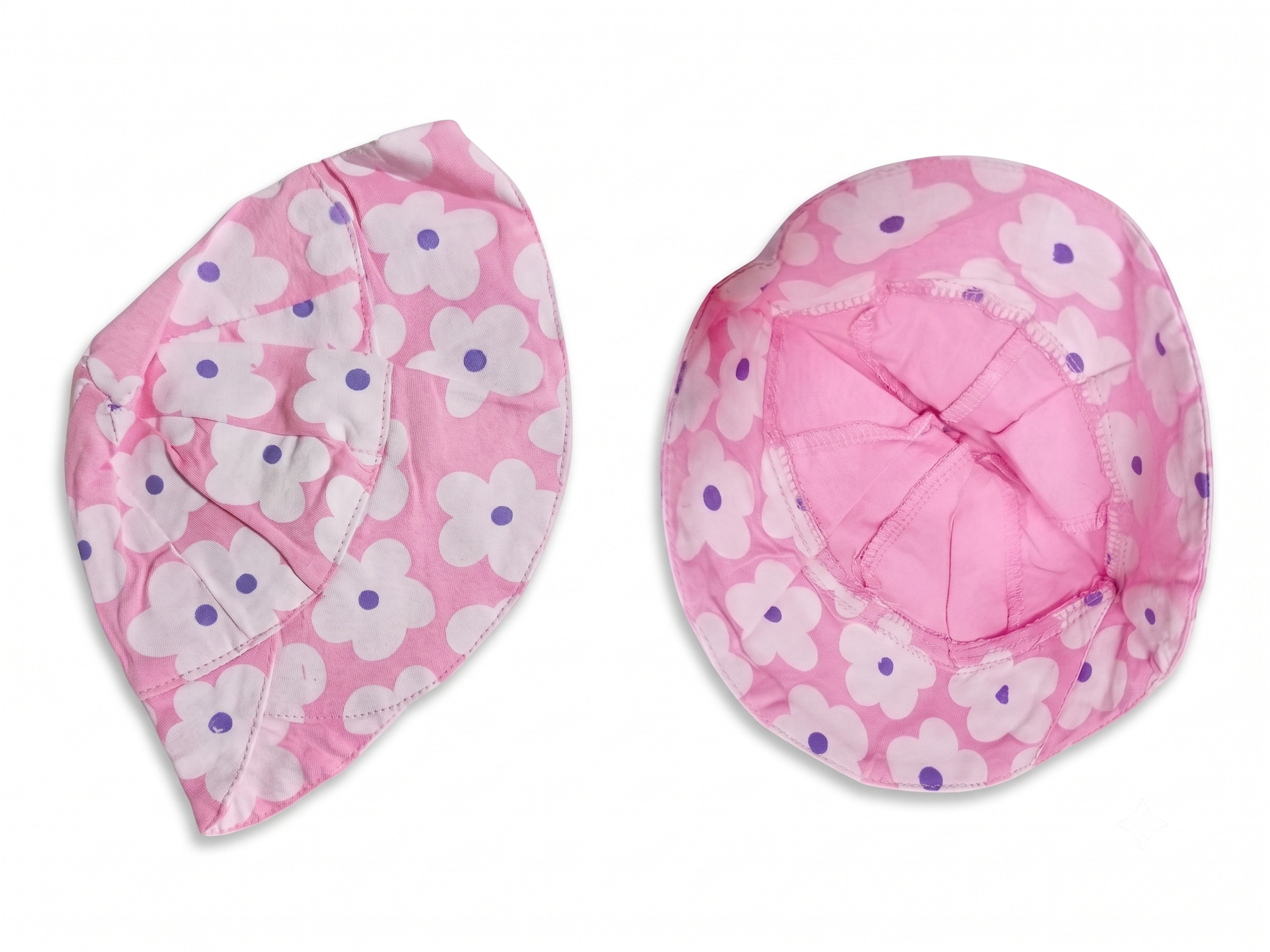 Milky Flora Cap: Premium Floral Cotton Bucket Hat for Kids