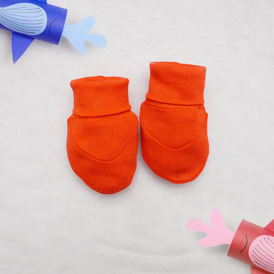 Retro Orange Booties