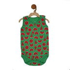 Watermelon Sleeveless Bodysuit Green