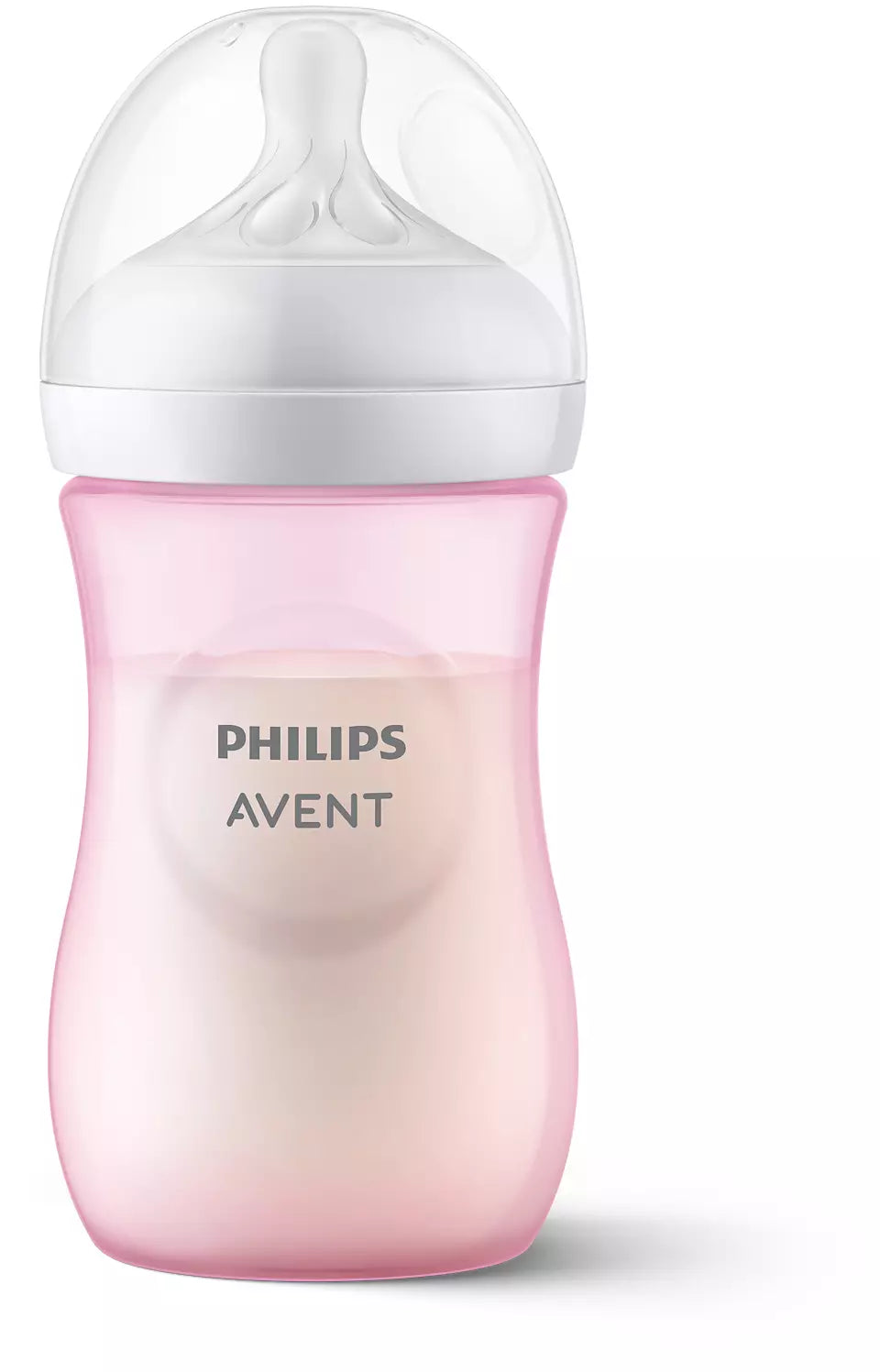 Philips Avent Natural Response 260ml bottle in pastel pink PK1 (SCY903/11)