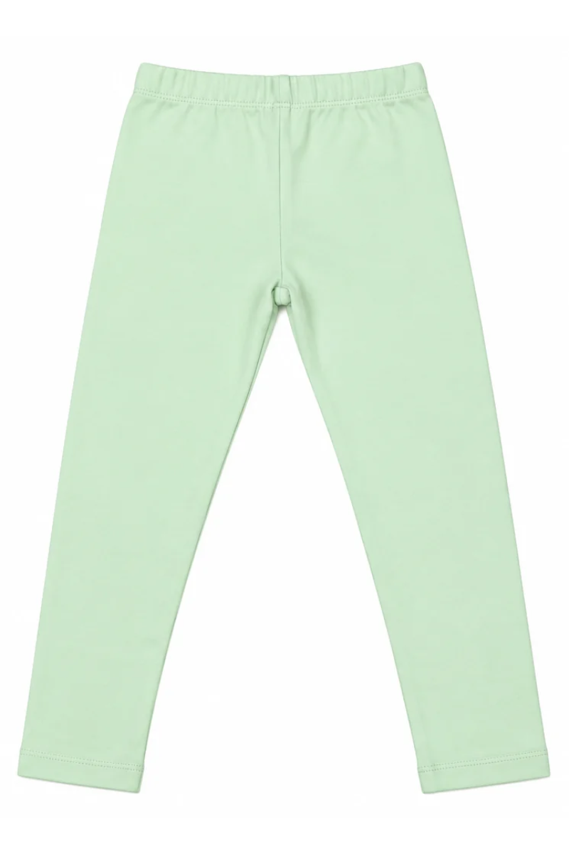 Girls Tight Light Green Solid