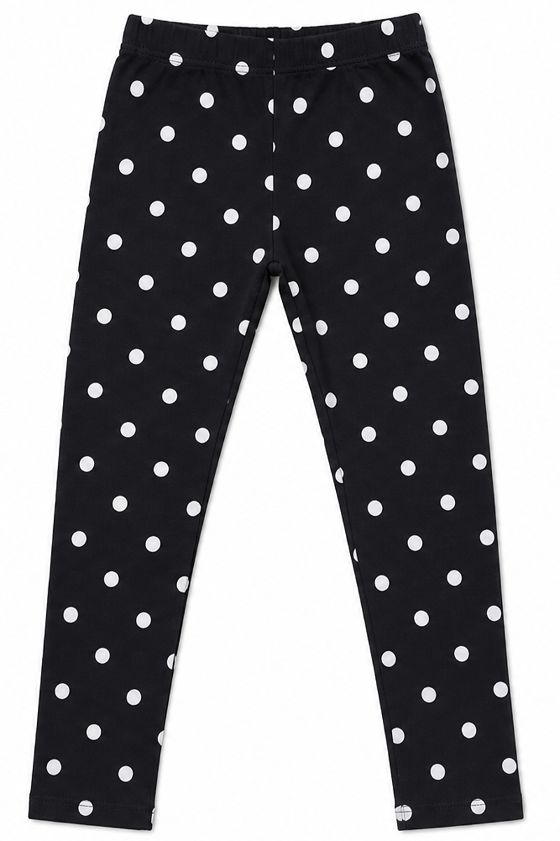 Girls Tight Black Printed