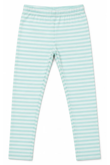 Girls Tight Blue Glow Printed