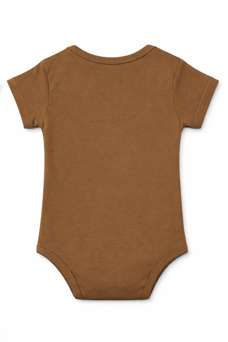 Short Sleeve Bodysuit Rubber Soft Essential