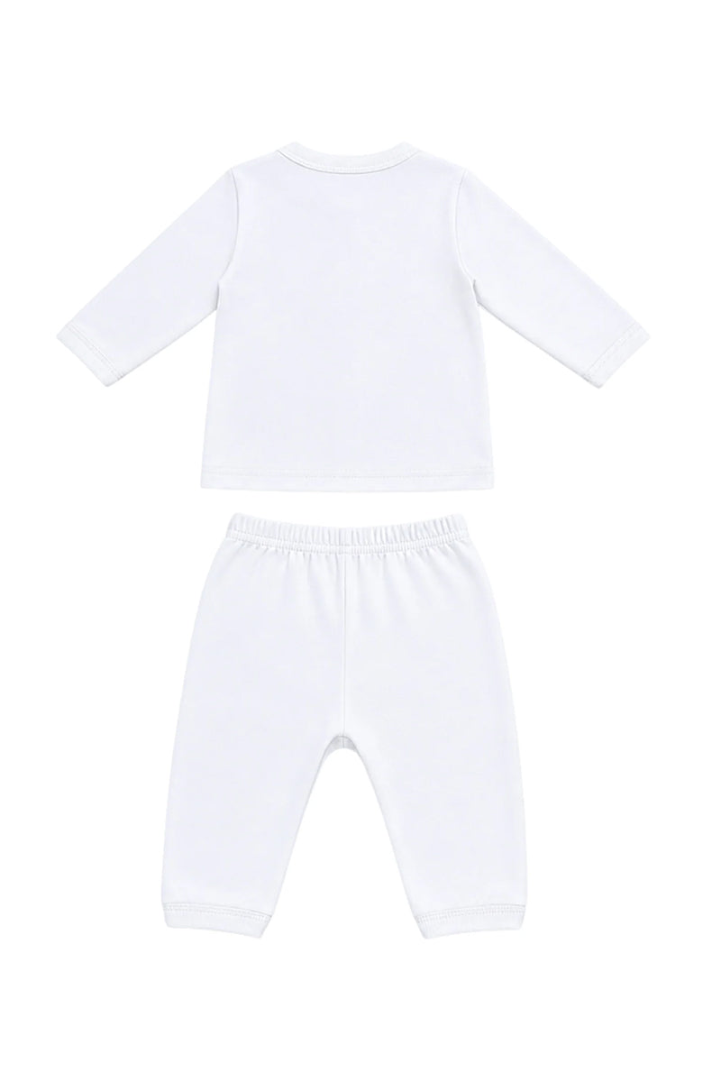 Jabla + Pajama: Premium Cotton-Blend "Bunny Ears" White Casual Essentials