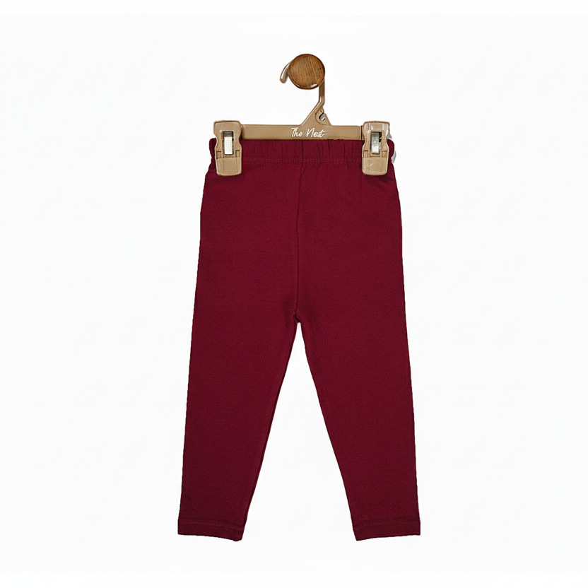 Deep Maroon Leggings
