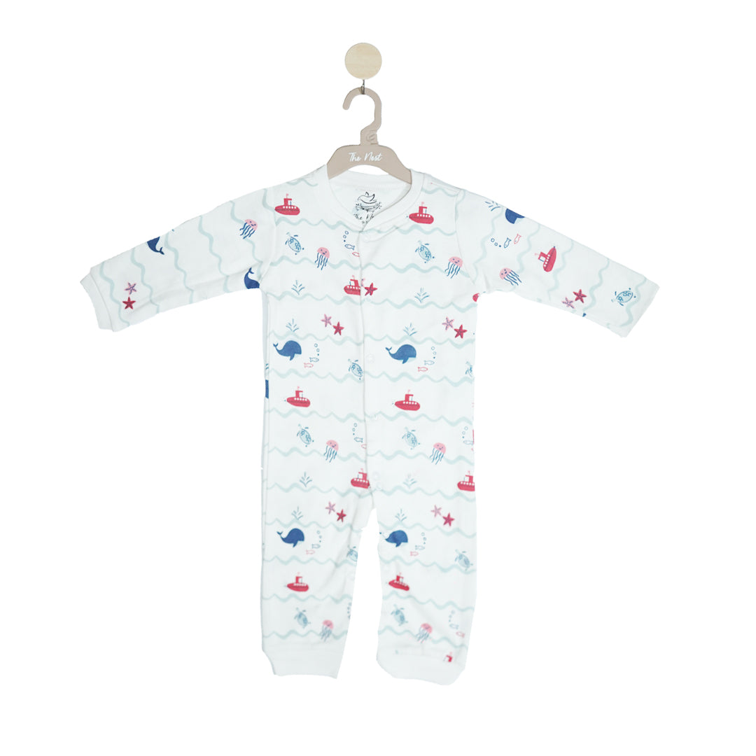 Under the sea full length sleeping suit