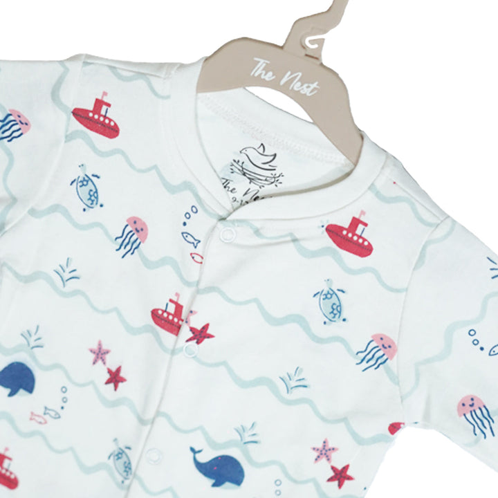 Under the sea full length sleeping suit