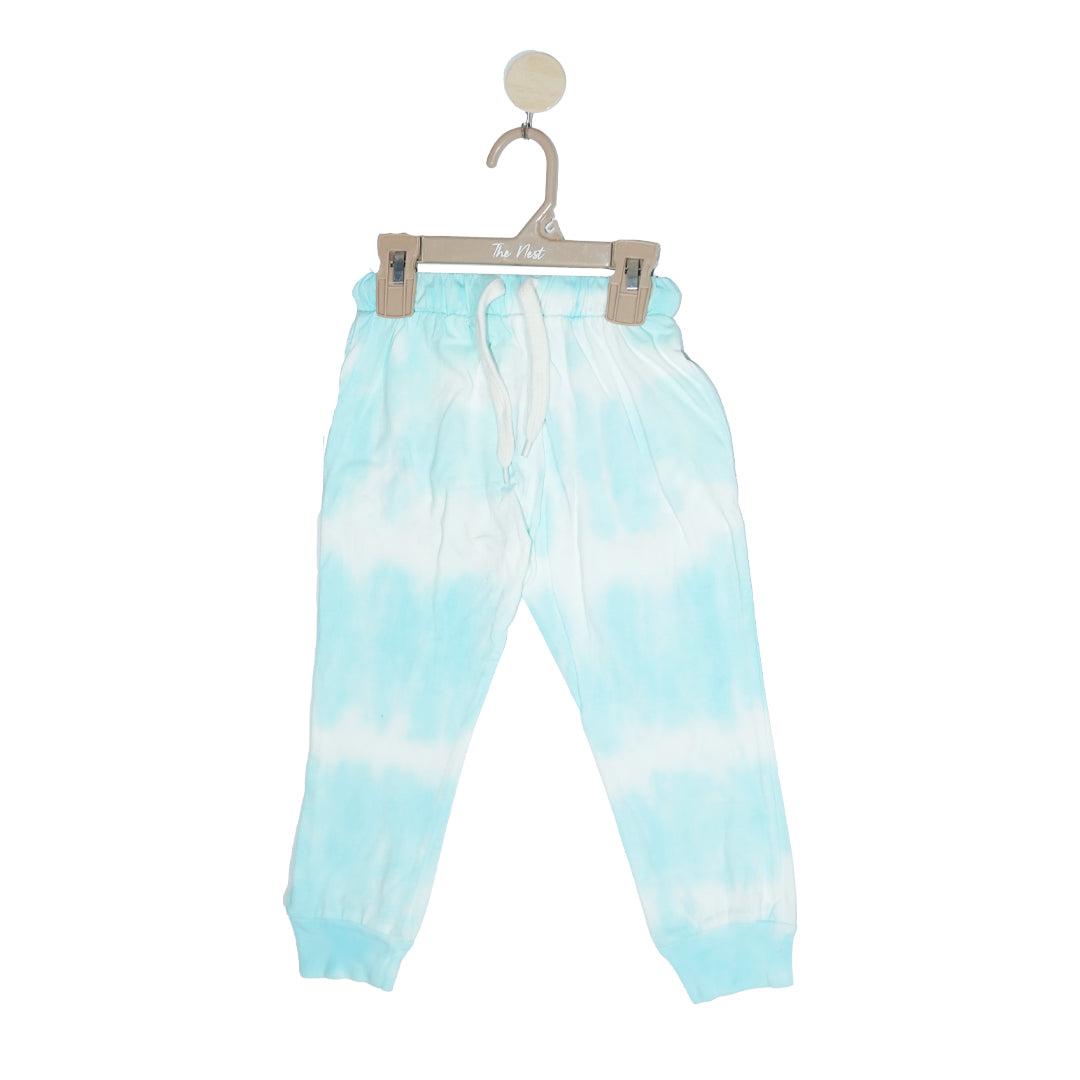 Cloudy sky tie-dye Trouser