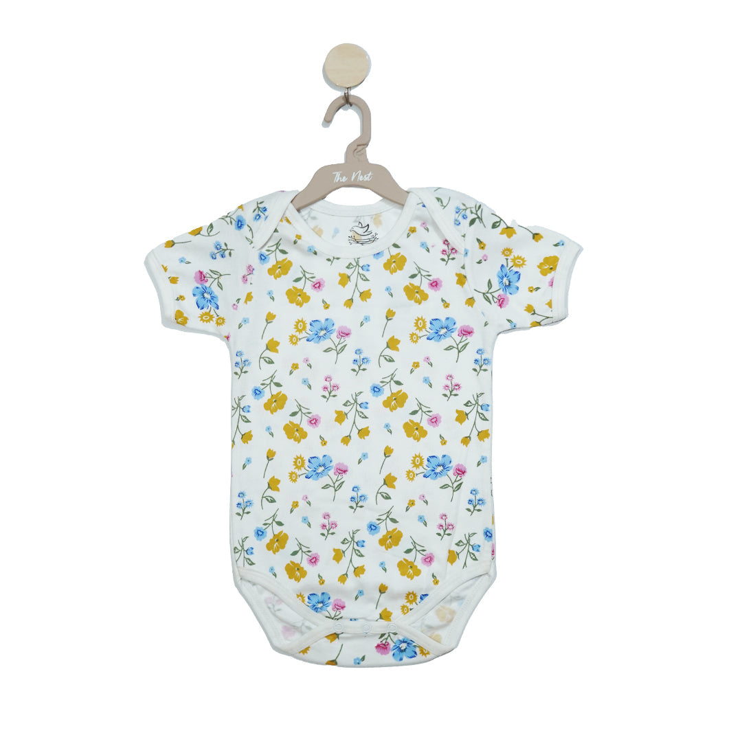 Floral Short Sleeve Bodysuit