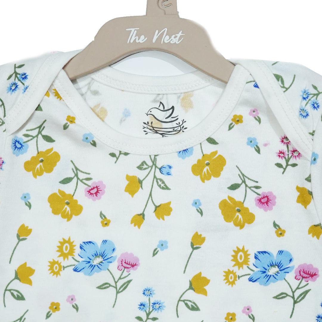 Floral Short Sleeve Bodysuit