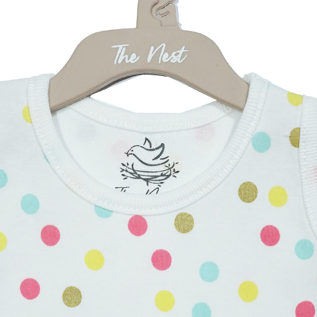 Polka Fun Sleeveless Bodysuit
