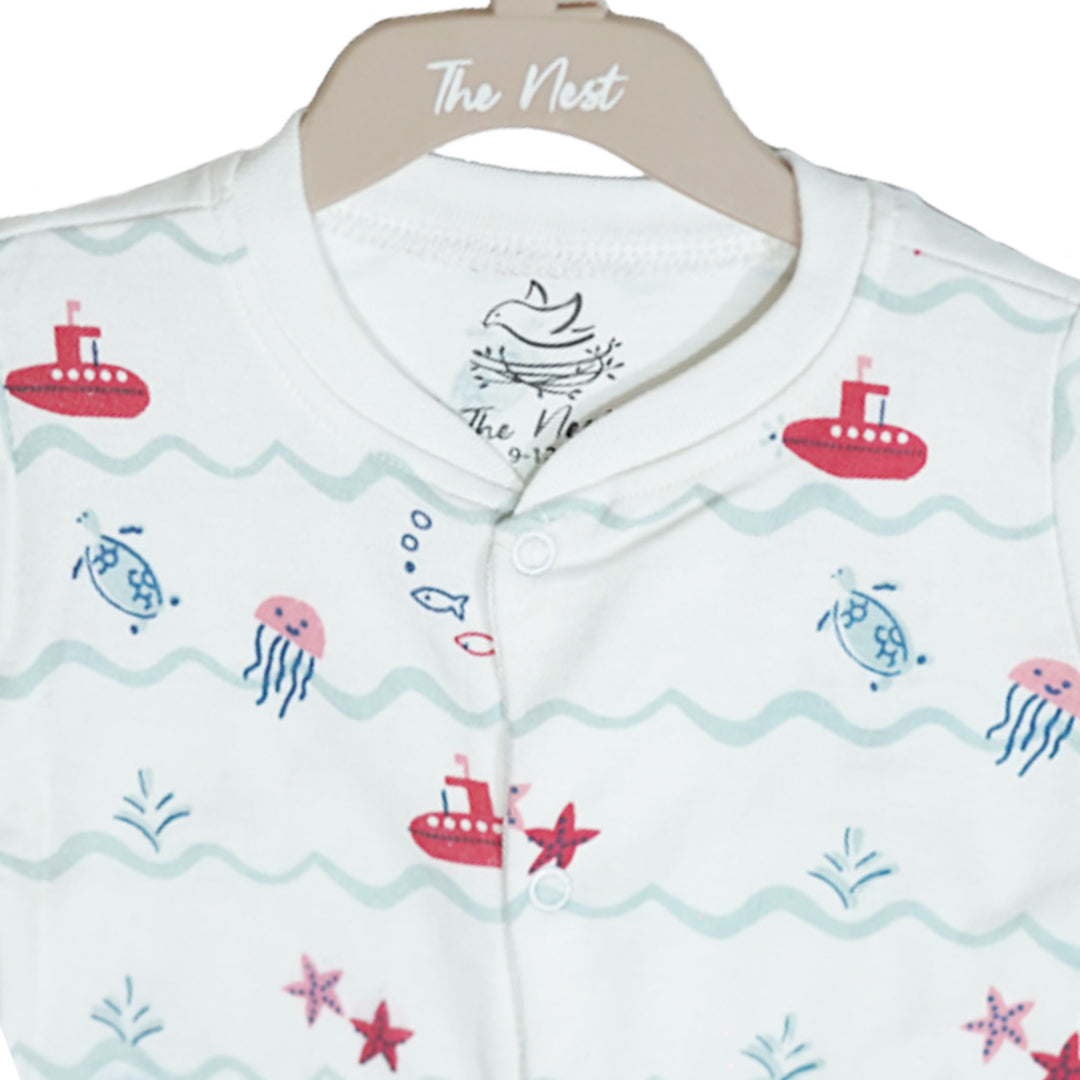 Under the sea full length sleeping suit