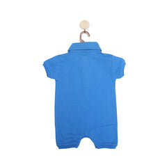 Fiesty blue Polo Romper