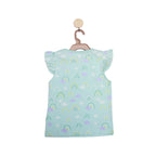 Rainbow Frilly tee