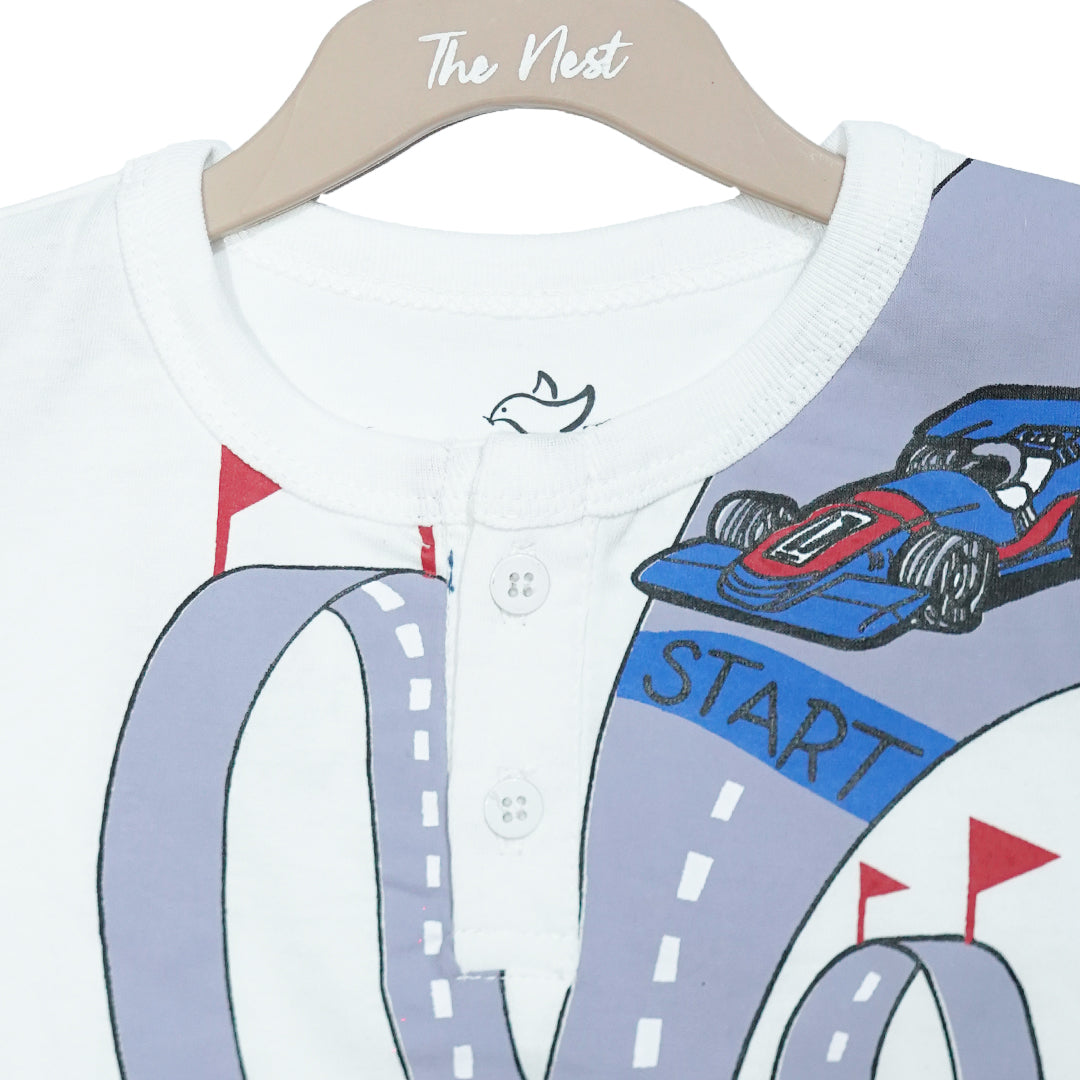 Start Your Engines Racing Henley T-Shirt