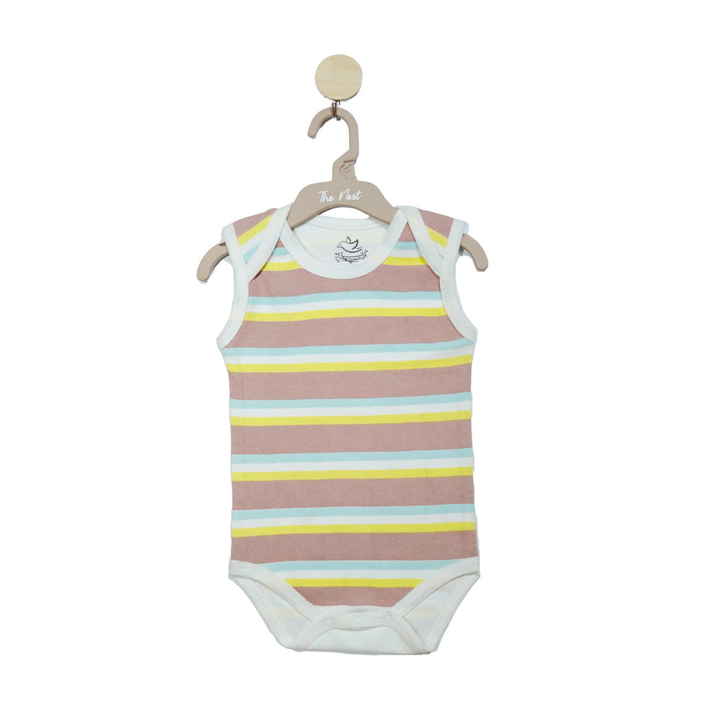 Sandy Summer Sleeves less Bodysuit