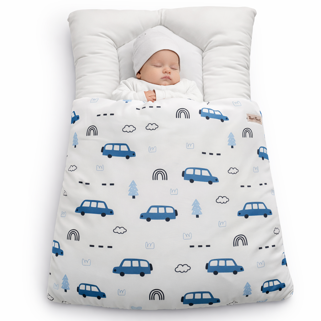 The Nest Exclusive Baby Carry Nest - Cars On Road