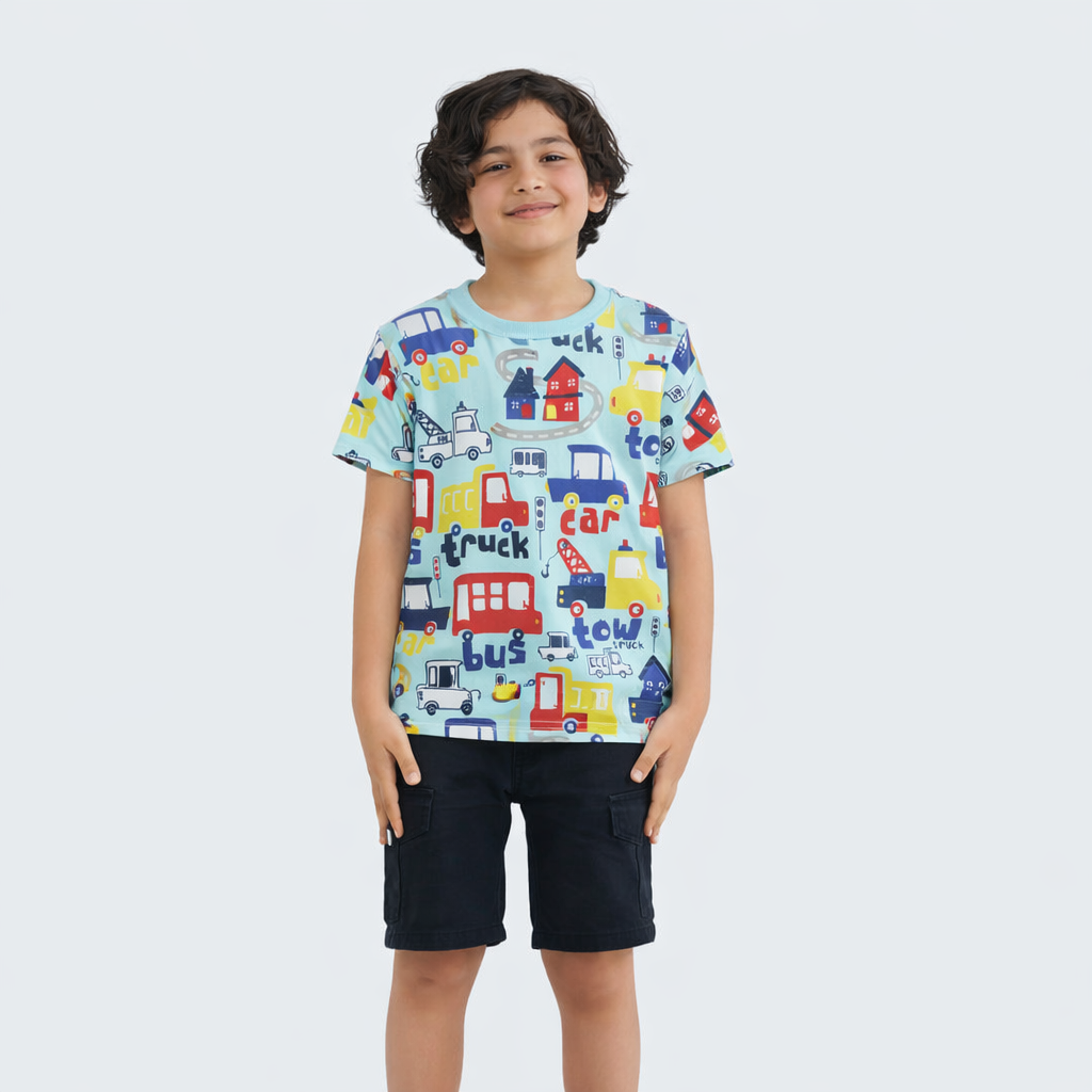 City Traffic Graphic T-Shirt