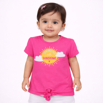Sprinkled with Sunshine Tie-Front T-Shirt