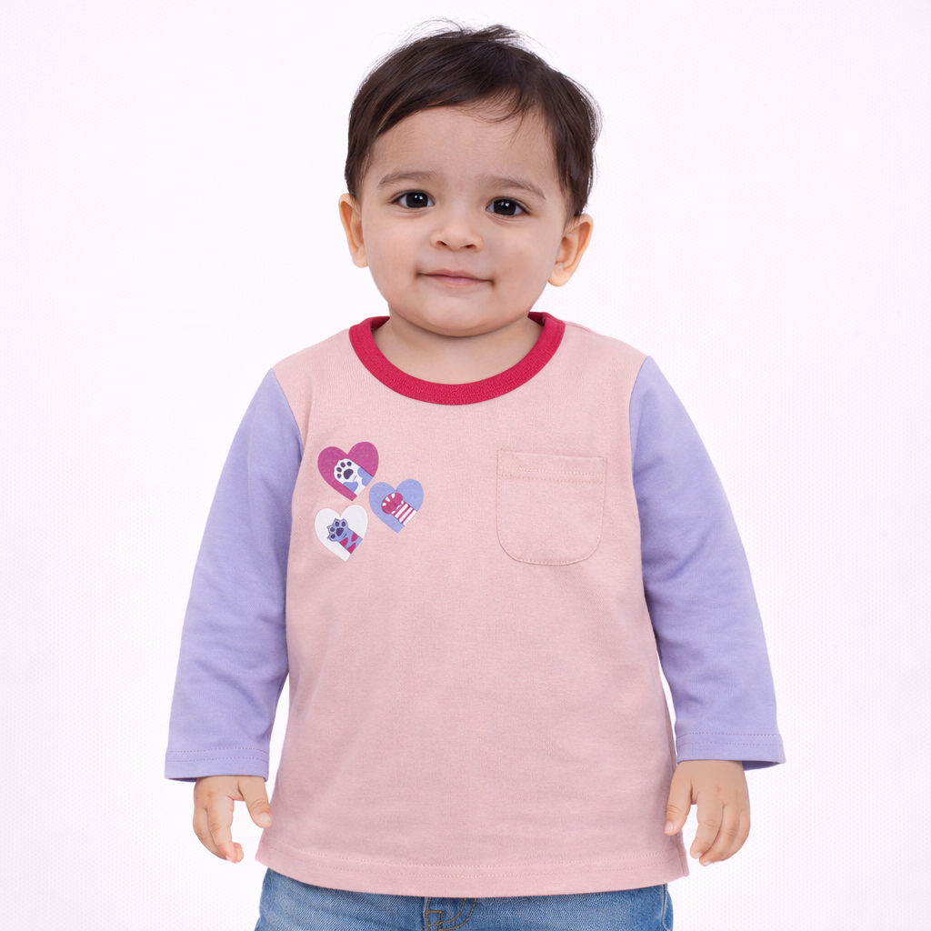 Little Paws Raglan Tunic T-Shirt