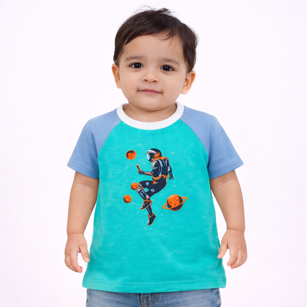 Floating Astronaut Raglan T-Shirt