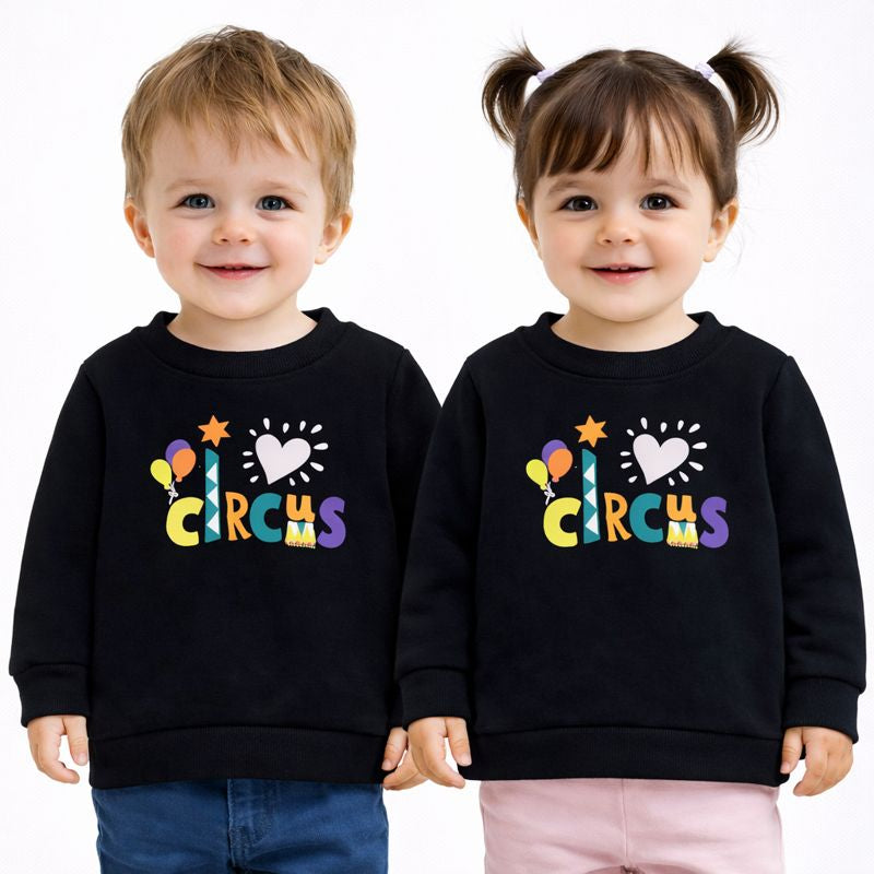 Circus Love Round Neck Sweatshirt