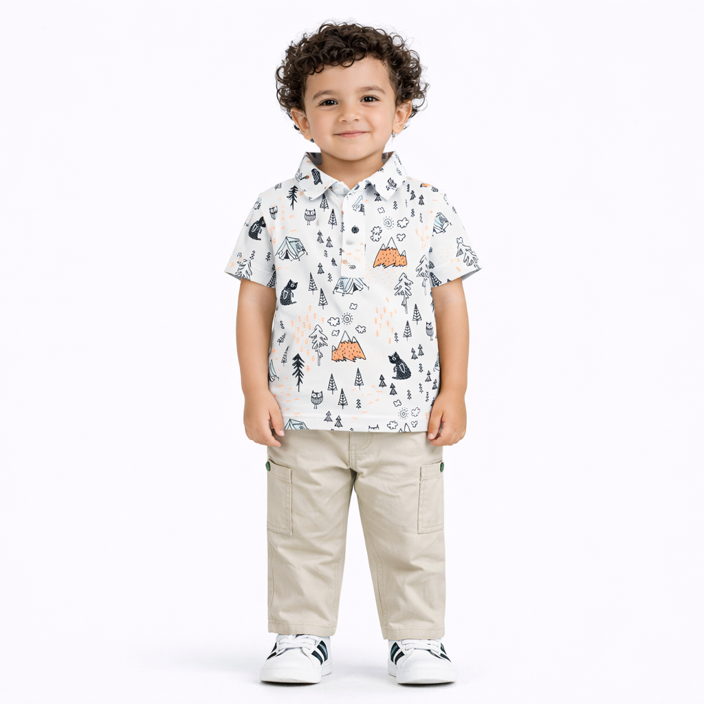 Snowfall Collared Polo