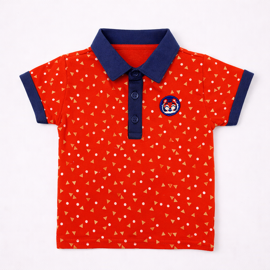 Tri-Pattern Adventure Polo