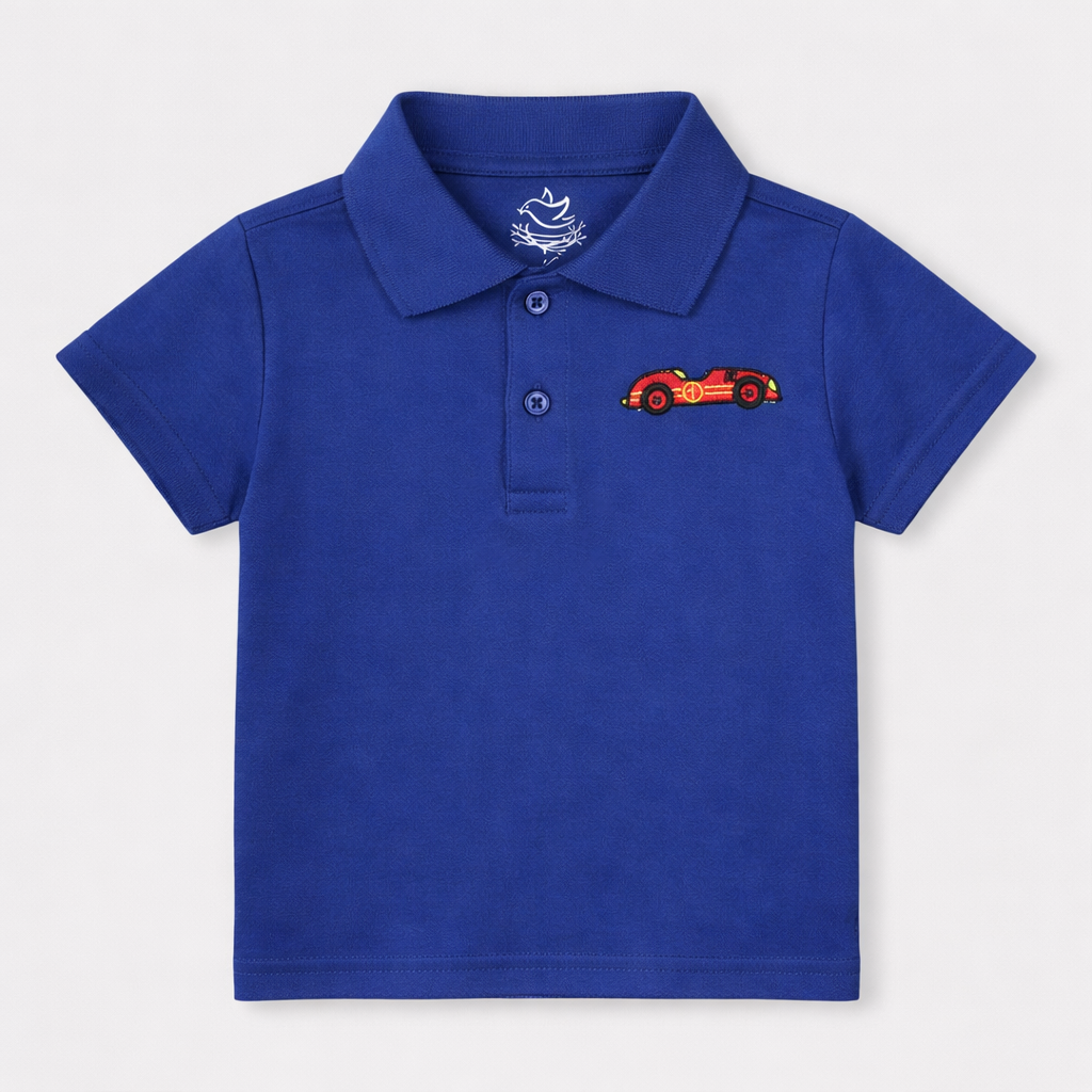 Preppy Rev Your Engine Polo