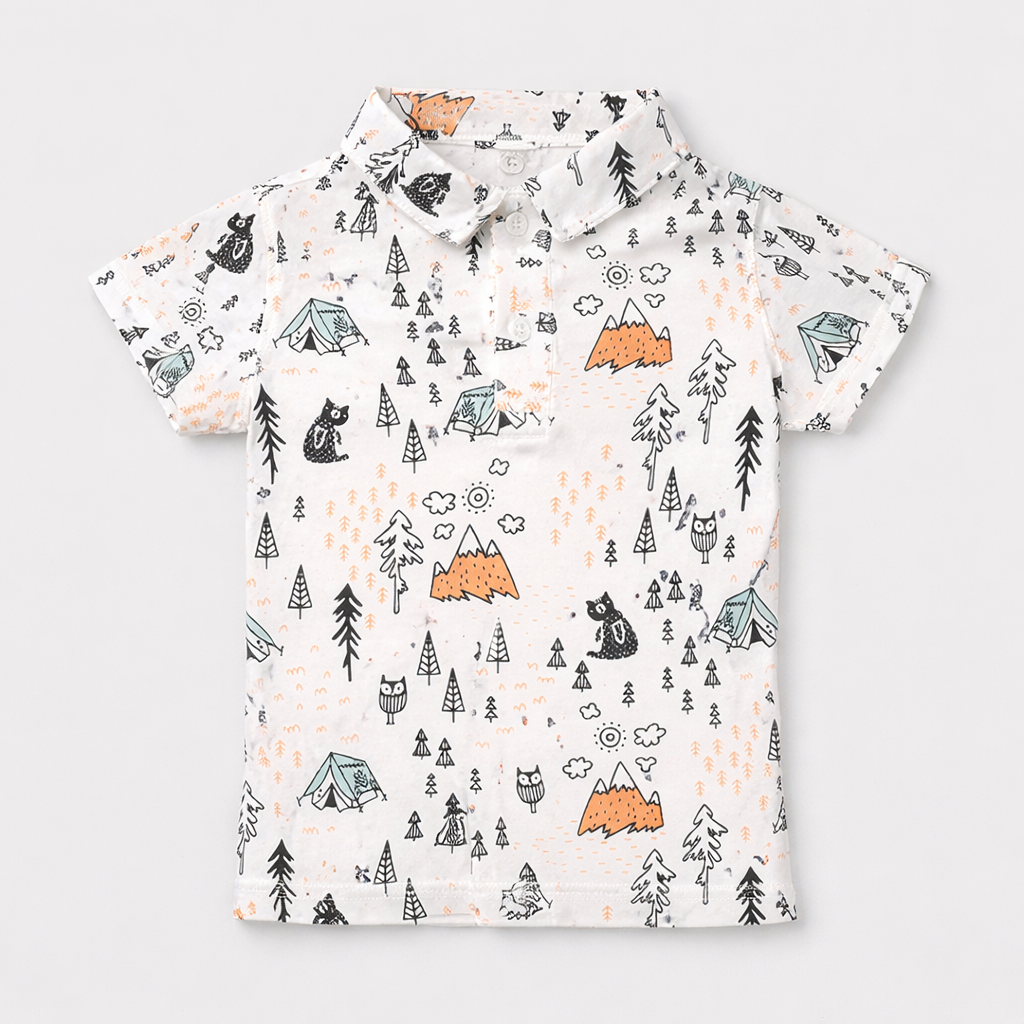 Snowfall Collared Polo