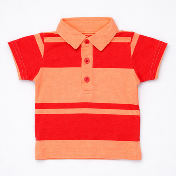 Sunset Stripe Polo