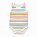 Generic Sleeve Less Body Suit Stripe Print