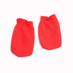 Happy Season Plain Red Baby Mittens