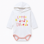 Happy Season Long Sleeve Bodysuit with Hood