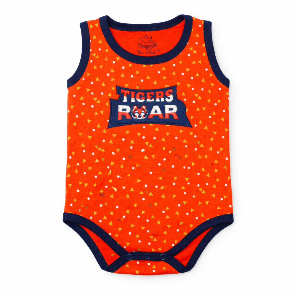 Sporty Tiger Sleevesless Bodysuit