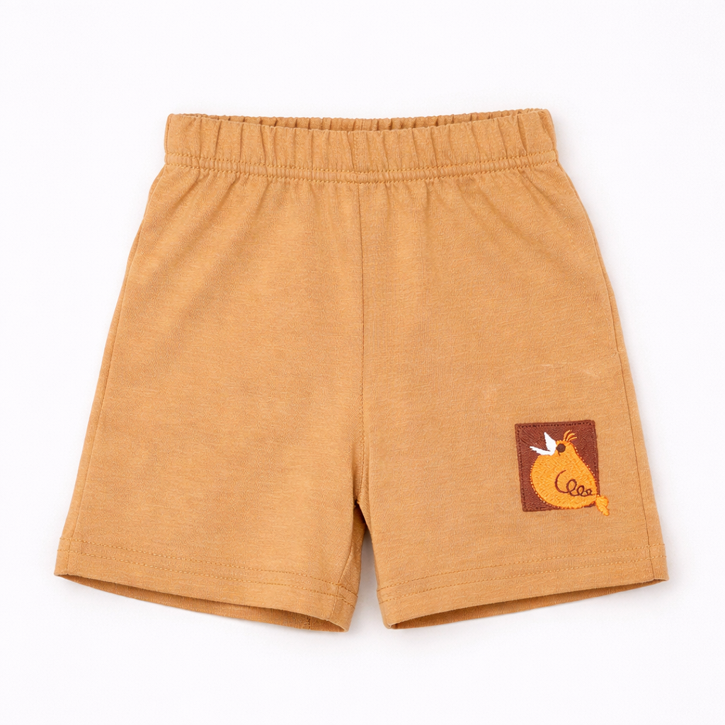 Sand Brown Baby Shorts